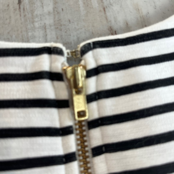 J.Crew Daybreak Striped Pleated Ponte Mini Dress - Size Small - Picture 7 of 16